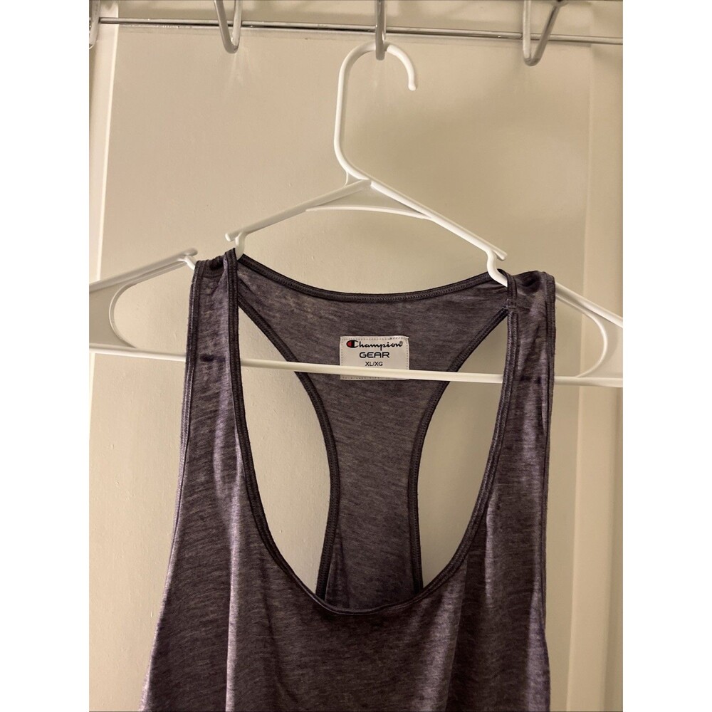 Champion Women's Mystic Purple Heather Racerback Tank Size XL Sports Authority - Picture 2 of 12